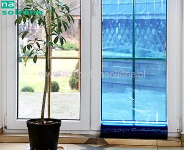 Folia samoprzylepna 50cmx75m niebieska 45μm - Profi
