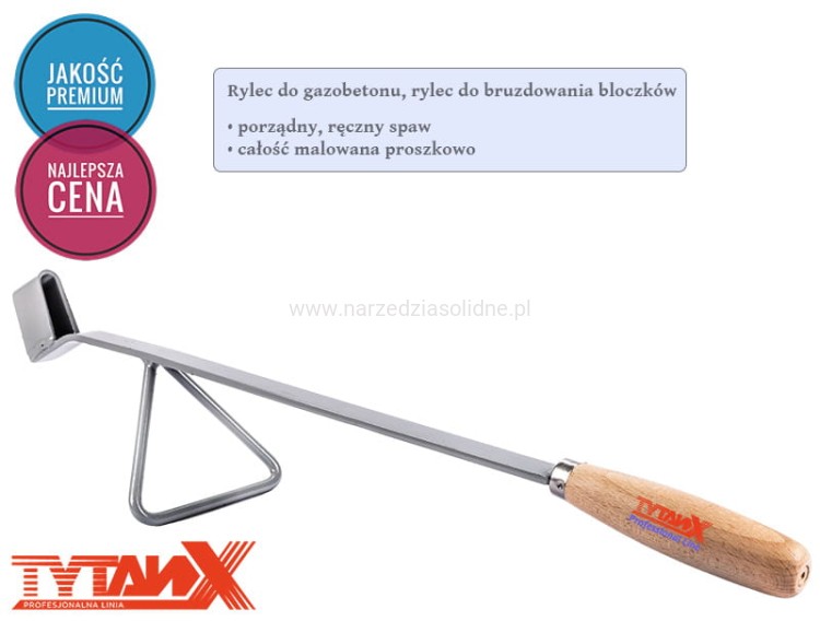 Rylec do gazobetonu, rylec do bruzdowania bloczków YTONG