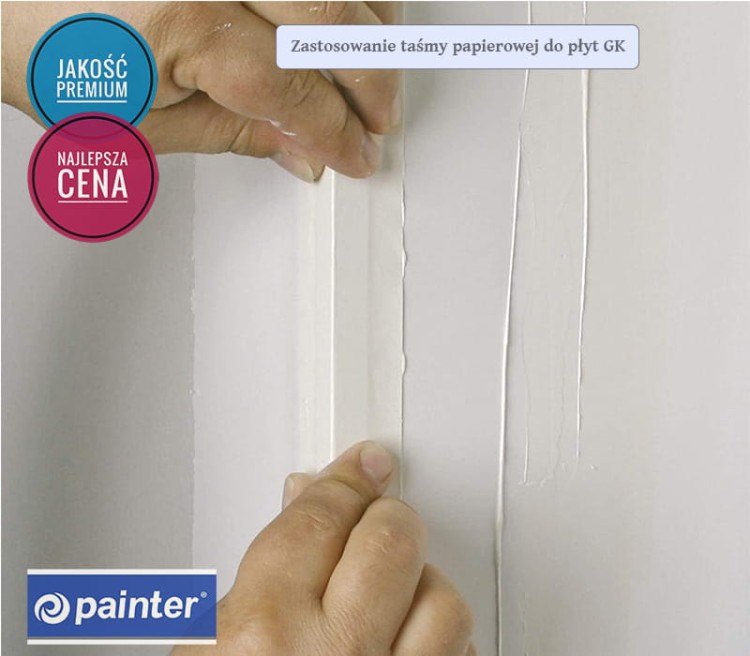 Taśma papierowa do łączenia płyt g-k 50mmx75m