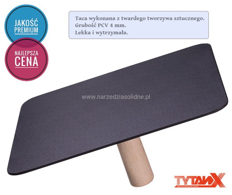 Taca do gładzi PCV 330x330mm, patera