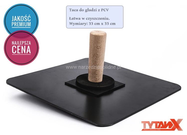 Taca do gładzi PCV 330x330mm, patera