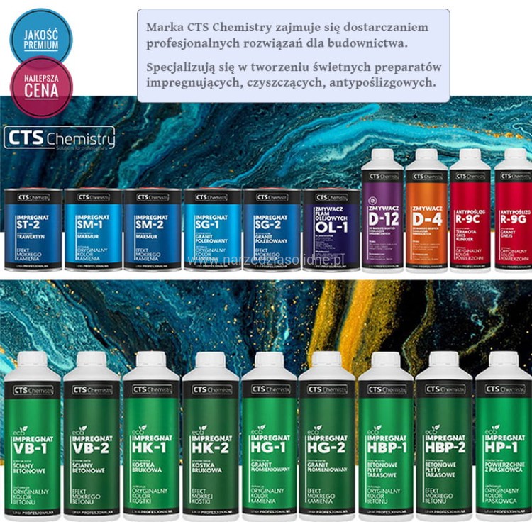 Impregnat HK2 5L do kostki brukowej, Mokra kostka, ożywiający kolor