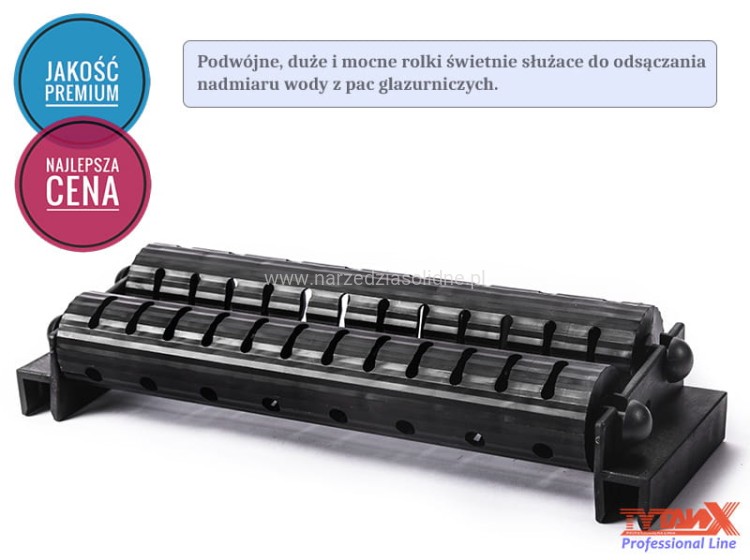 Wiadro glazurnicze zestaw do fugowania, komplet glazurniczy 22L TytanX