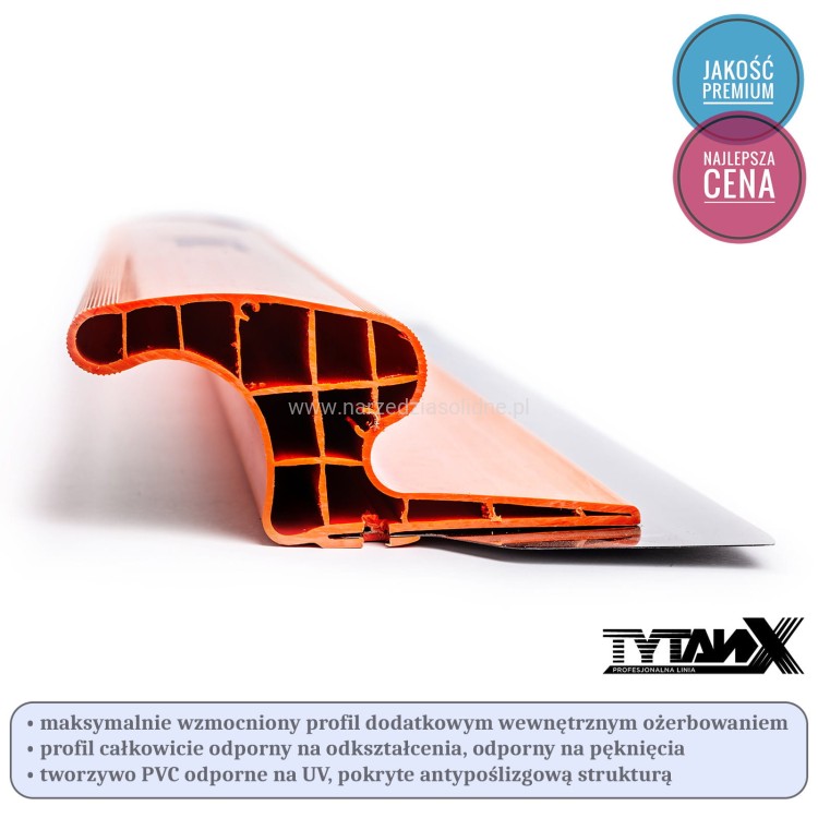 Noże do gładzi Tytanx TX4 Premium Edition 80,60,40,25 cm, zestaw noży do gładzi