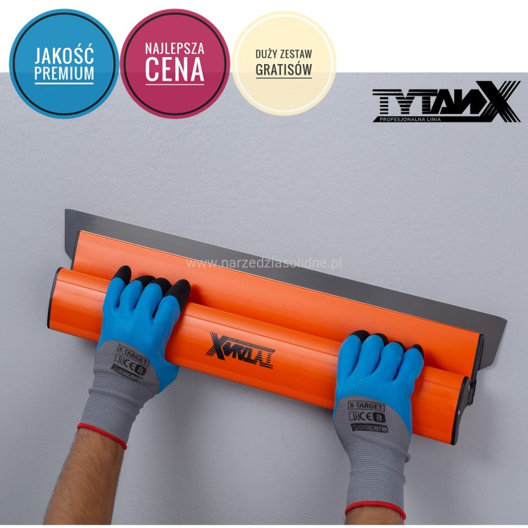 Nóż do gładzi 10cm Tytanx, szpachla do gładzi, gipsu
