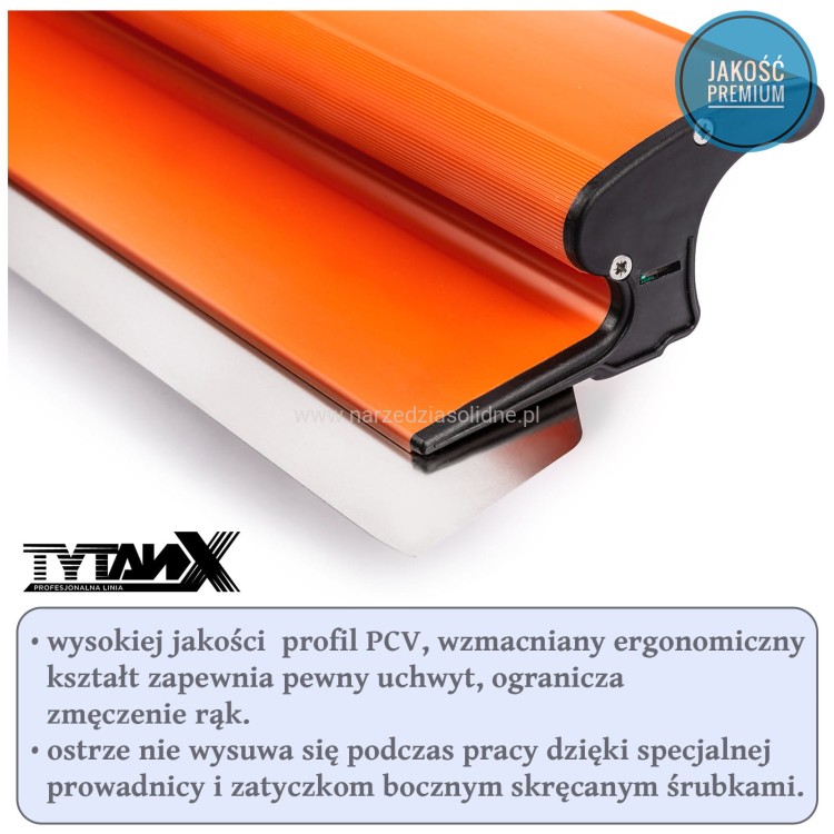 Nóż do gładzi 10cm Tytanx, szpachla do gładzi, gipsu