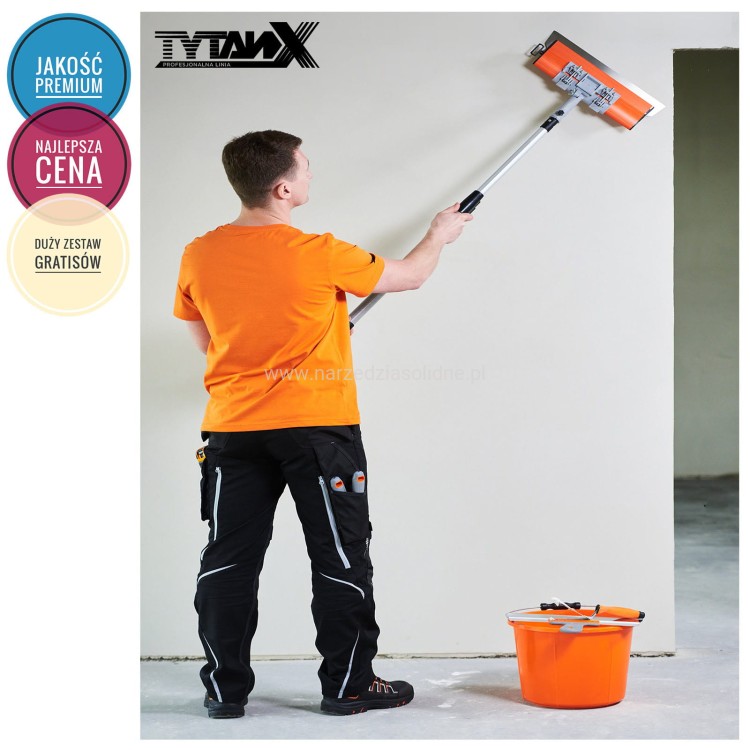 Nóż do gładzi 10cm Tytanx, szpachla do gładzi, gipsu