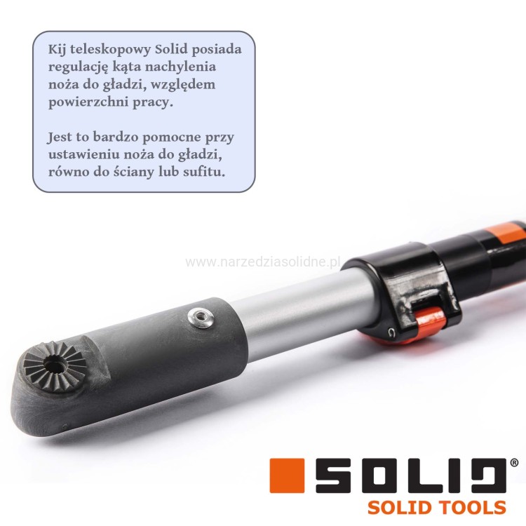 Zestaw noży do gładzi SOLID [80,45,25cm] zestaw szpachli do gładzi, noże do gładzi SOLID