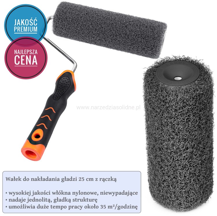 Noże do gładzi Solid [25-65-80cm] zestaw szpachli do gładzi, pace, lizaki do gładzi