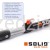 Solid zestaw do szpachlowania 35-55-80cm, pace do gładzi, kosy, żylety do gipsu SOLID