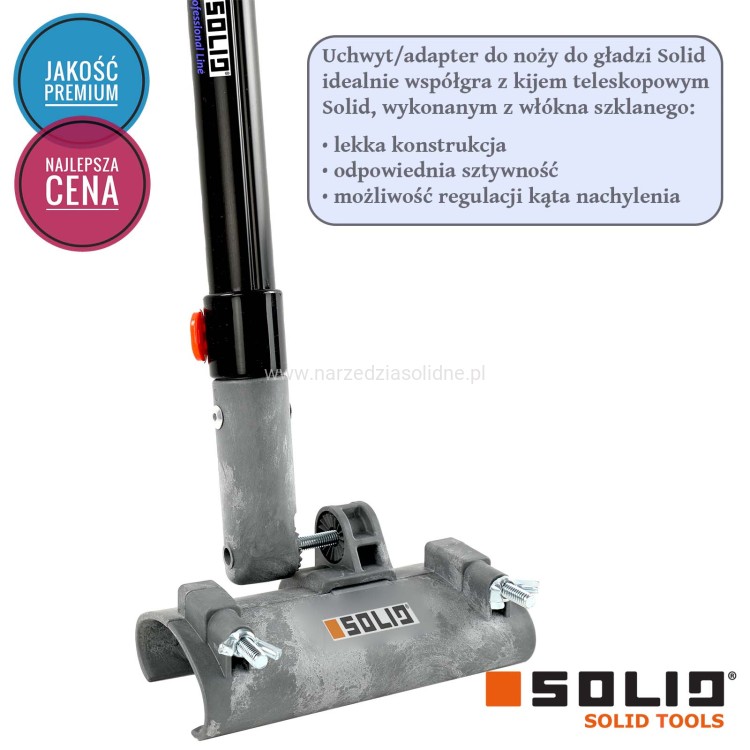 Solid zestaw noży do gładzi [25,55,80cm] zestaw szpachli do gładzi gipsu