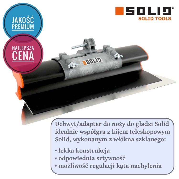 Zestaw noży do gładzi Solid [25-55-80cm] noże do gładzi, szpachle do gładzi, żylety do gipsu