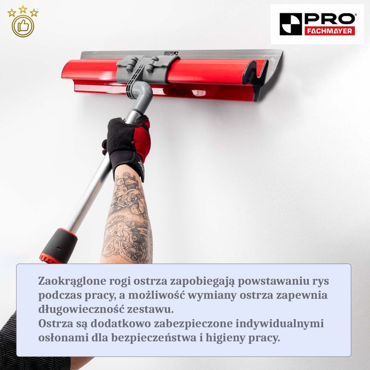 PRO zestaw szpachli do gładzi [25,60cm] noże do gładzi Pro