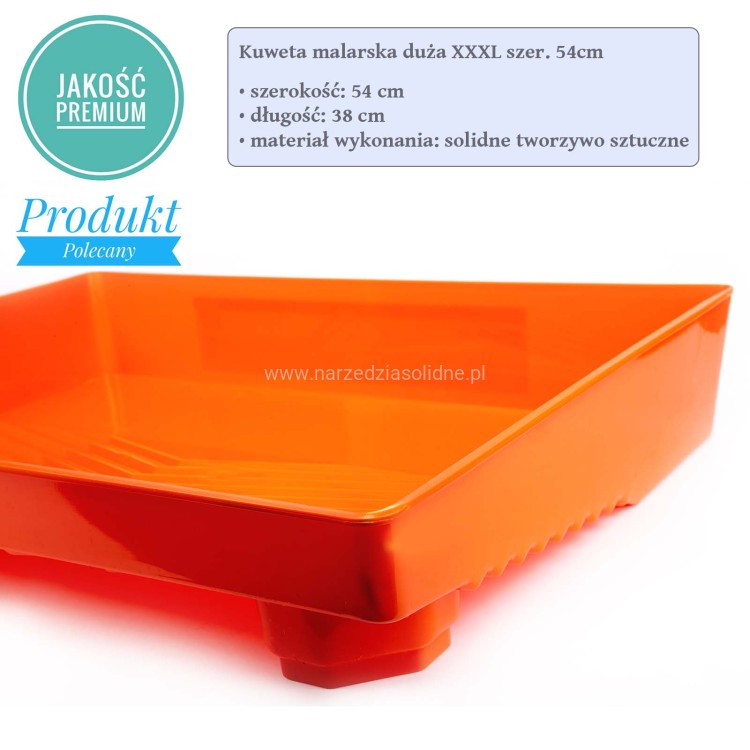 Zestaw niekapiący wałek 40cm, runo 12mm do gęstych farb