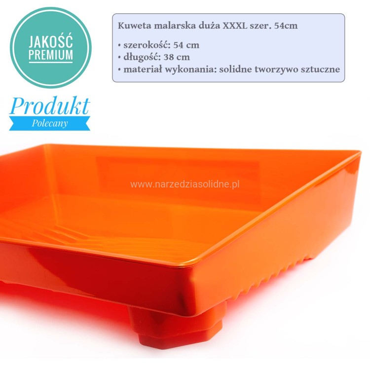 Zestaw niekapiący wałek 40cm, runo 12mm do gęstych farb