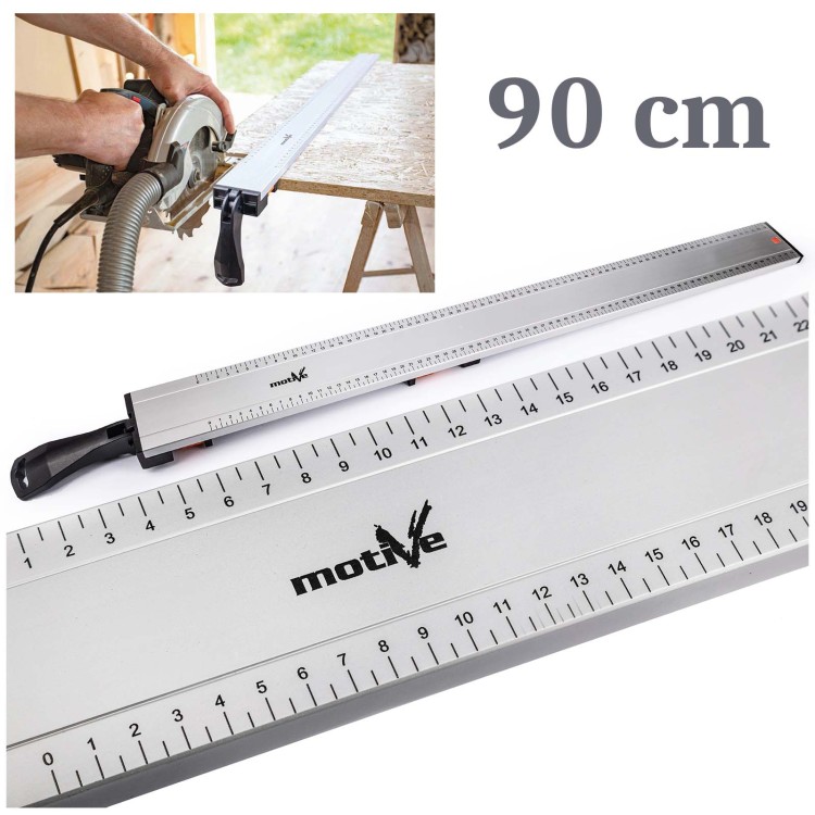 Listwa prowadząca zaciskowa 90cm szeroka Motive do pilarki tarczowej przecinarki ścisk szyna