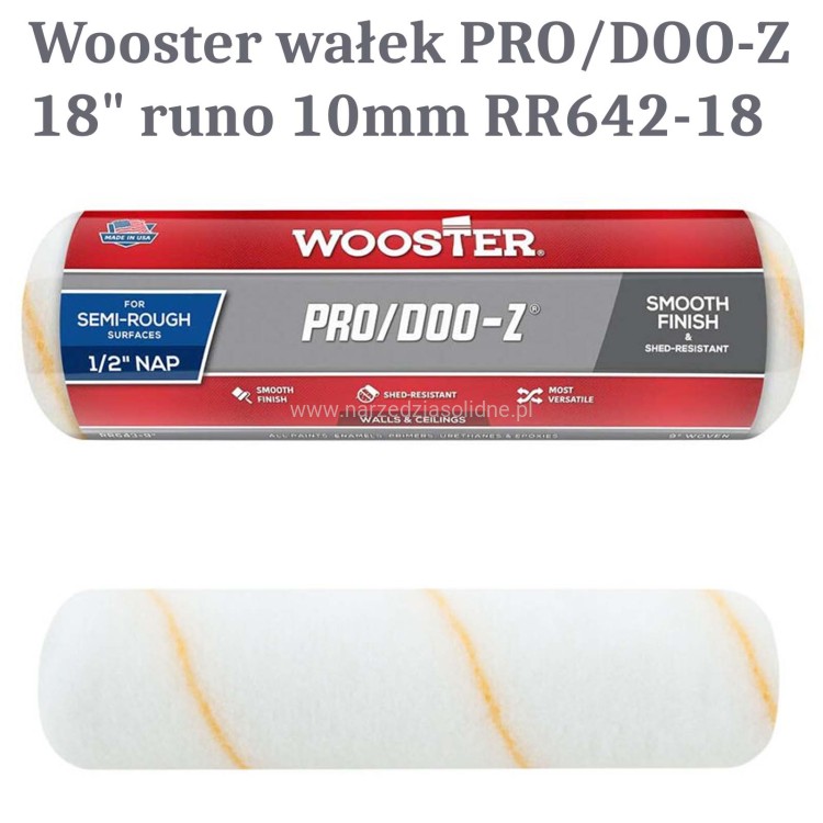 Wooster wałek PRO/DOO-Z 44.10cm 18" runo 10mm RR642-18