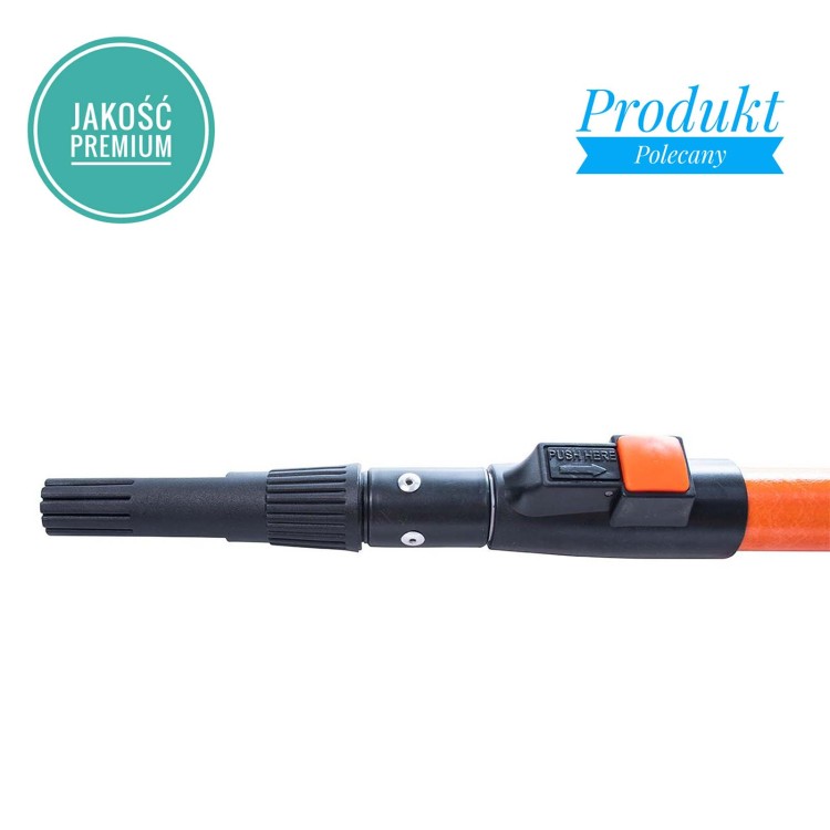 Kij teleskopowy 80-140cm teleskop malarski, profesjonalny, aluminium + włókno szklane, przedłużka sztyca