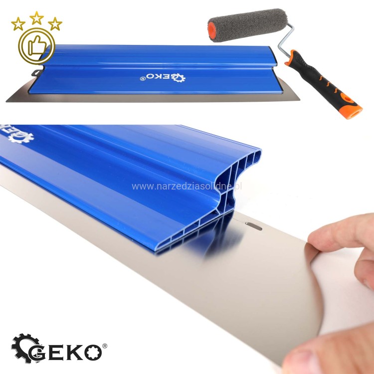 Zestaw lizaków do szpachlowania, zestaw do gładzi GEKO 80,60,40 cm