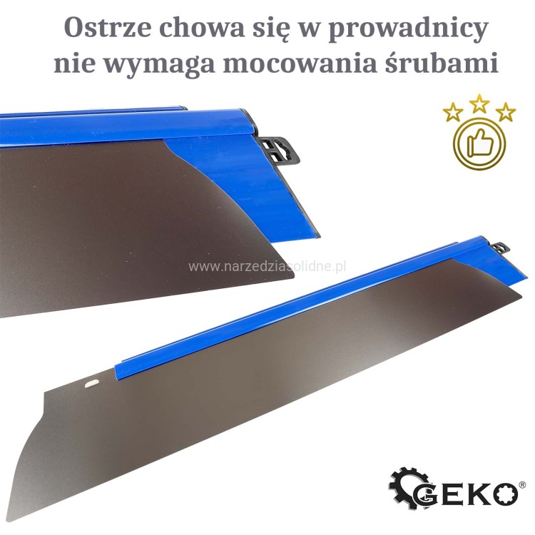 Zestaw lizaków do szpachlowania, zestaw do gładzi GEKO 40, 60cm