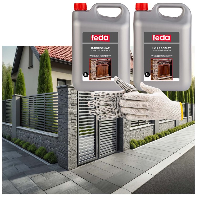 Impregnat do bloczków ogrodzeniowych 10L Feda