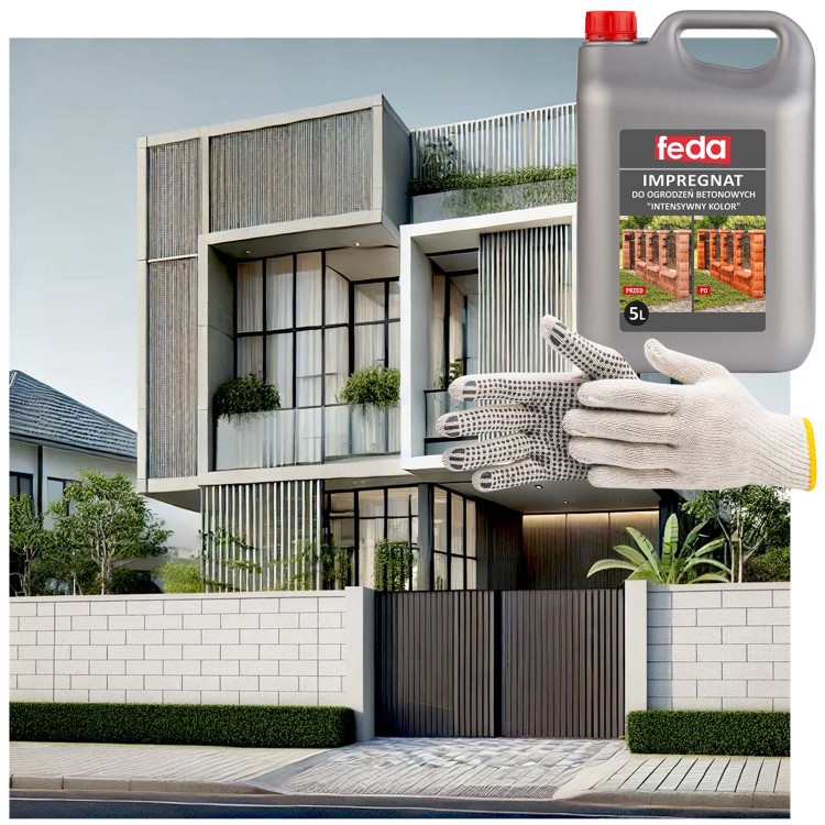Impregnat do ogrodzeń betonowych Feda 5L Premium