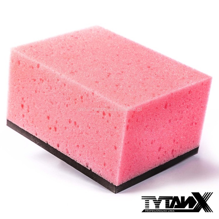 Gąbka glazurnicza z gumą do fugowania, do mycia, czyszczenia płytek 140x110mm gr. 70mm