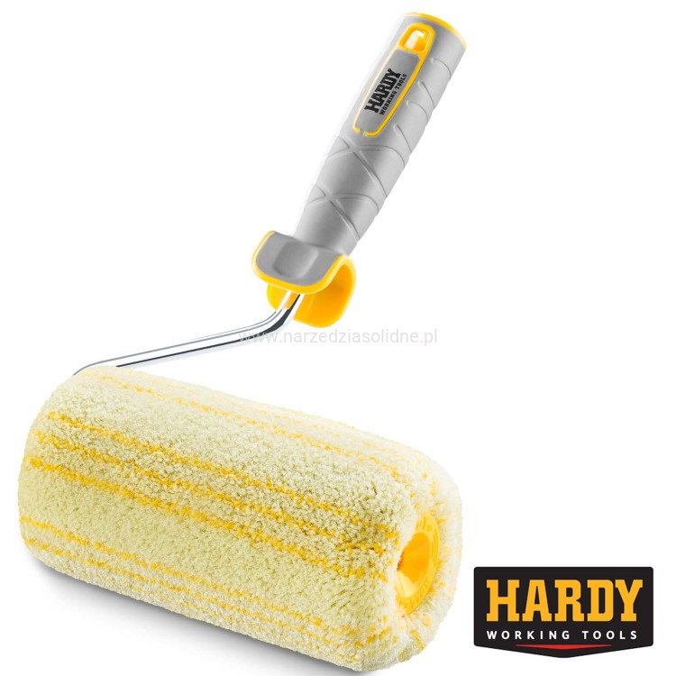 Wałek elewacyjny, fasadowy 18 cm Hardy z rączką antypoślizgową, grube runo, do struktury