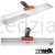 Szpachla do gładzi 250x60mm TytanX , szpachla fasadowa
