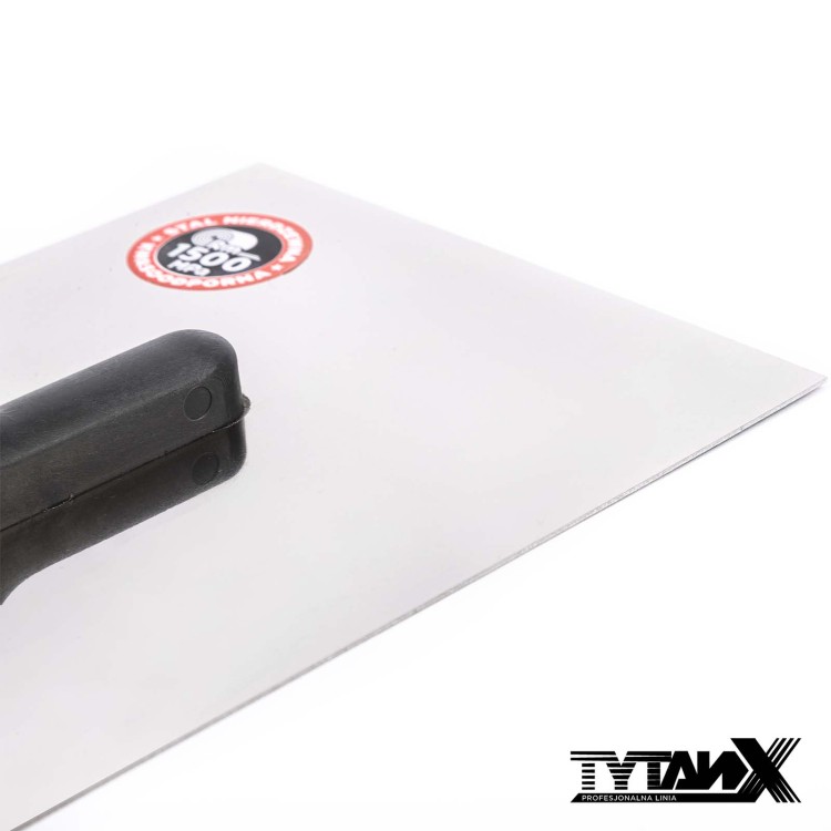 Paca gładka do gładzi i gipsu, nierdzewna 270x130mm TytanX