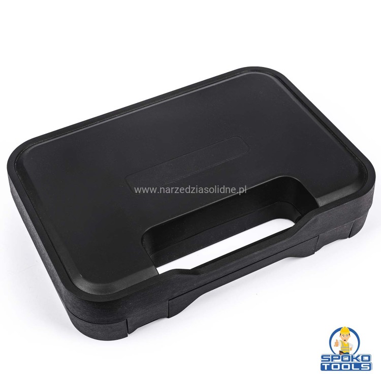 Mała walizka na szpachelki, drobne narzędzia, wymiary 34,5x24x6cm czarna