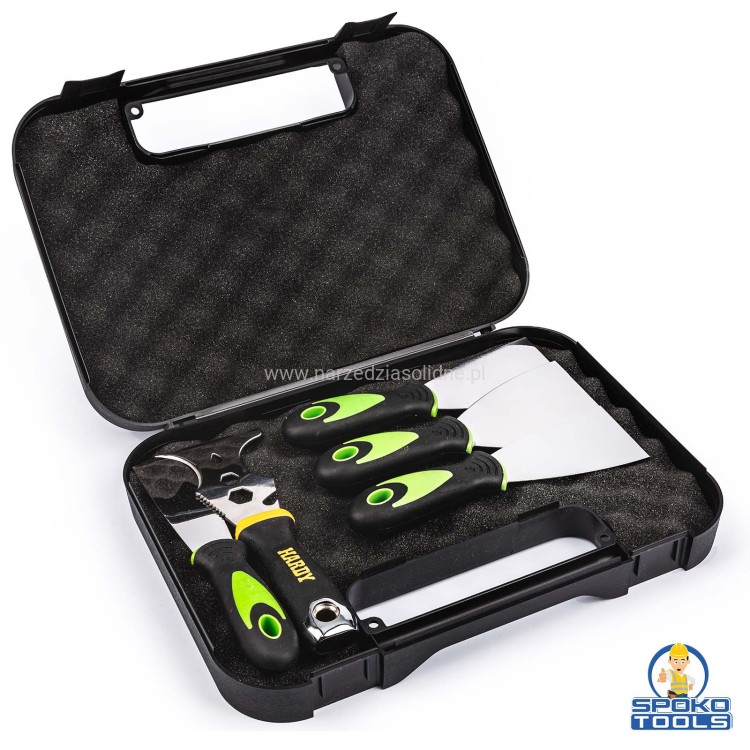 Mała walizka na szpachelki, drobne narzędzia, wymiary 34,5x24x6cm czarna