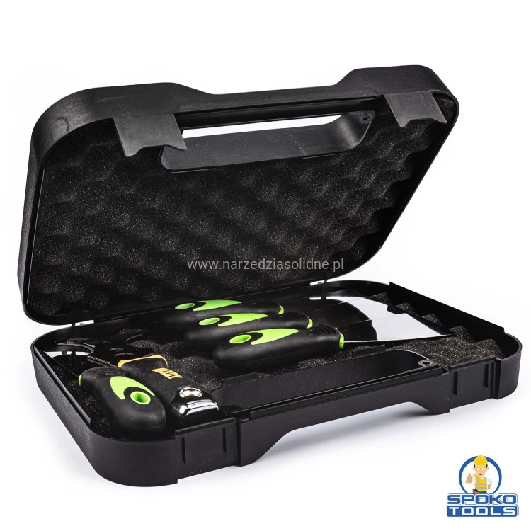 Mała walizka na szpachelki, drobne narzędzia, wymiary 34,5x24x6cm czarna