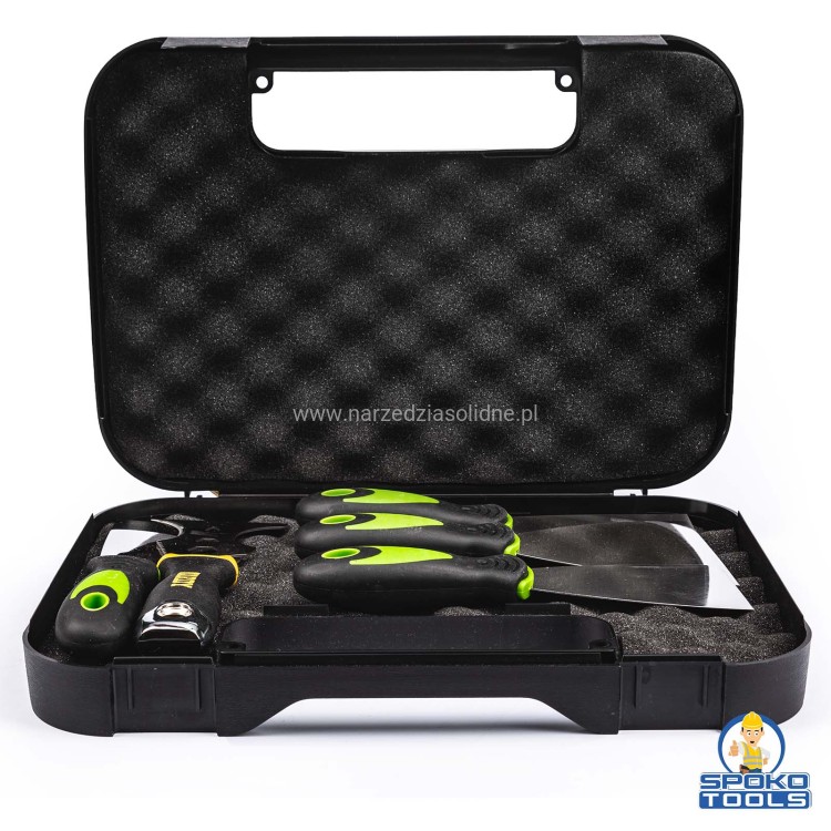 Mała walizka na szpachelki, drobne narzędzia, wymiary 34,5x24x6cm czarna