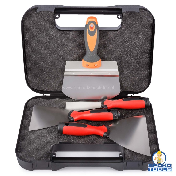 Mała walizka na szpachelki, drobne narzędzia, wymiary 34,5x24x6cm czarna