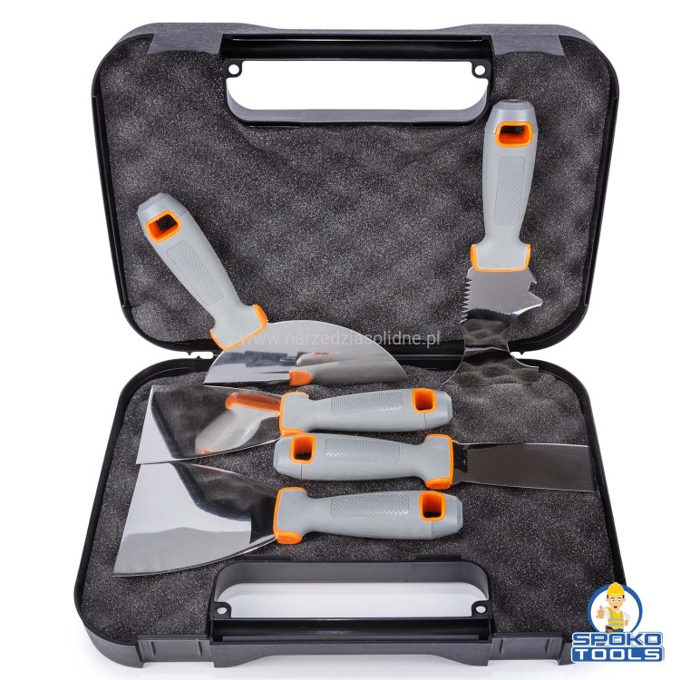 Mała walizka na szpachelki, drobne narzędzia, wymiary 34,5x24x6cm czarna