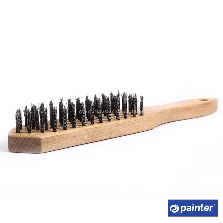 Szczotka druciana, 6-rzędowa, stalowa