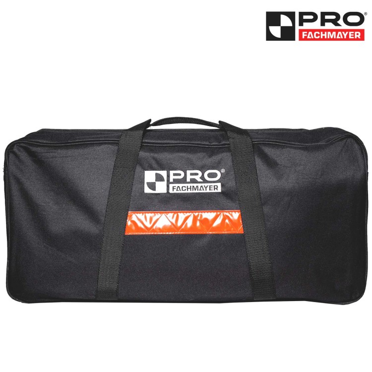 Silna lampa budowlana LED, reflektor LED akumulatorowy, komplet PRO-LD625 + statyw + torba