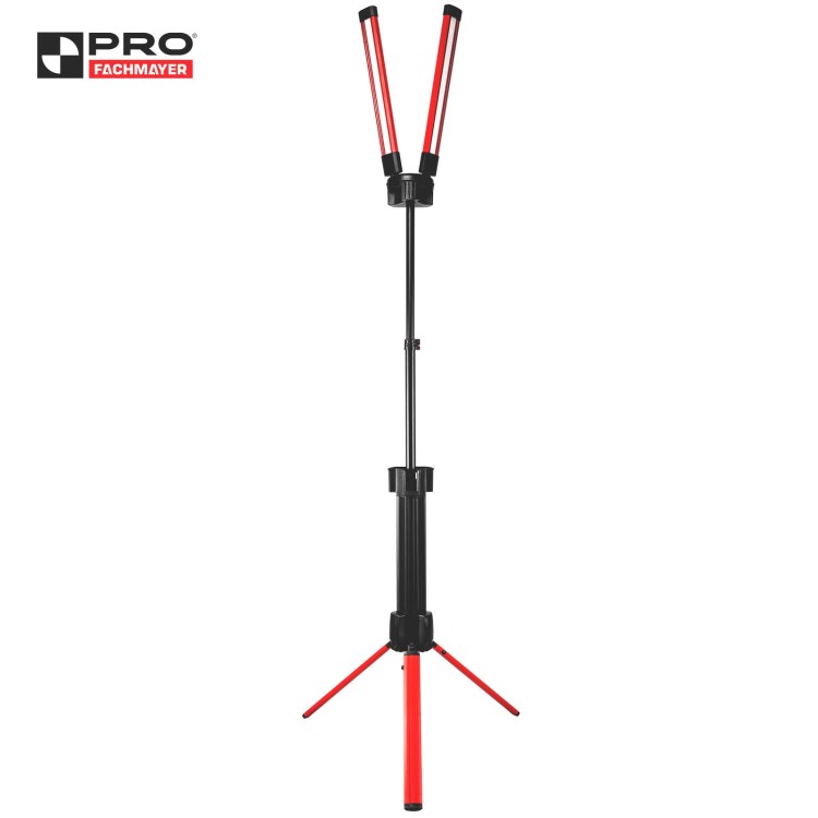 Lampa Budowlana LED Pro Fachmayer PRO-LD632, mocna akumulatorowa lampa budowlana, reflektor 10000 lm, 2x50W