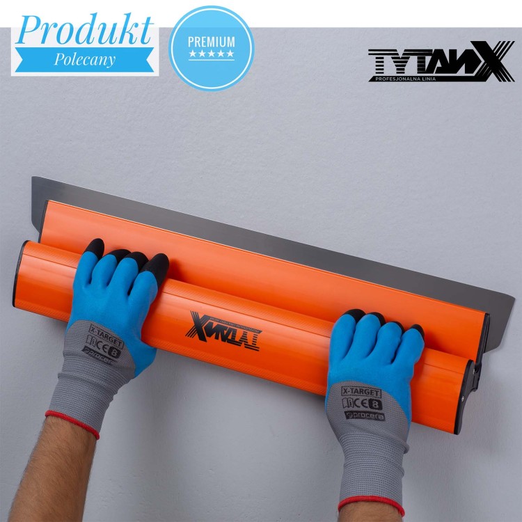 Zestaw noży do gładzi 100,80,60,25cm Tytanx, szpachle do gładzi