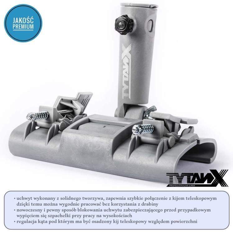 Zestaw noży do gładzi Tytanx [80,60,40,25cm] zestaw szpachli do gładzi, noże do gładzi