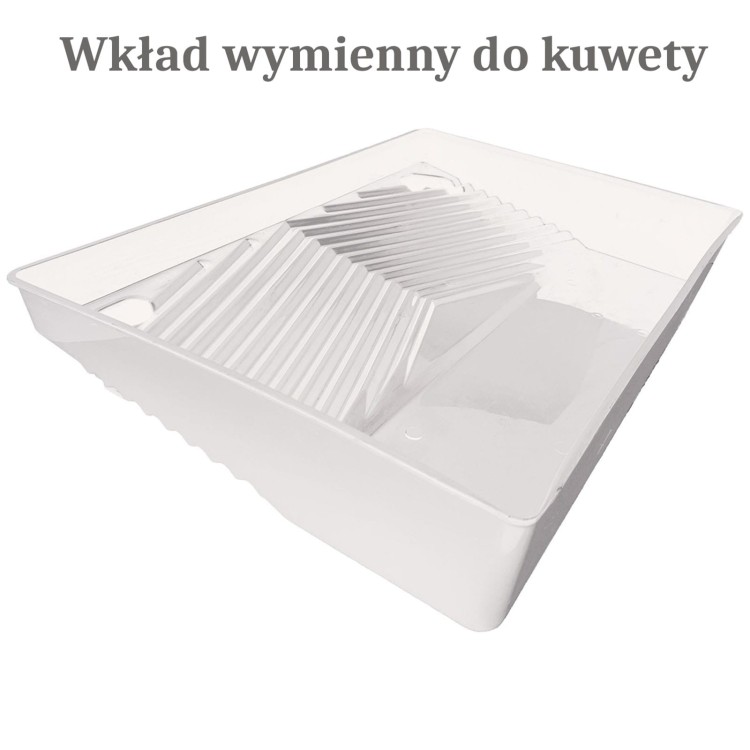 Zestaw niekapiący wałek 40cm, zestaw malarski do szybkiego malowania ścian i sufitów