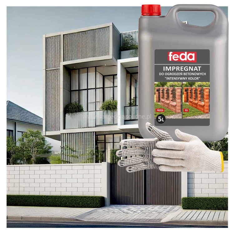 Impregnat do ogrodzeń betonowych Feda 5L Premium