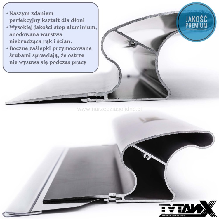 Szpachle do gładzi Tytanx T3 Premium Edition 80,60,40 cm, zestaw szpachli do gładzi