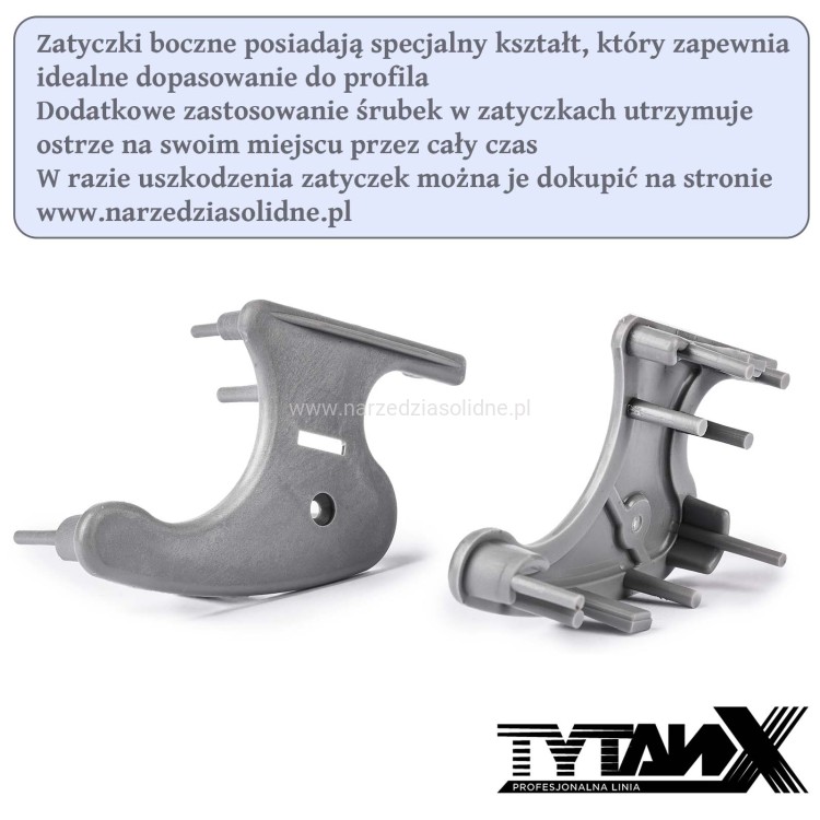 Szpachle do gładzi Tytanx T3 Premium Edition 80,60,40 cm, zestaw szpachli do gładzi