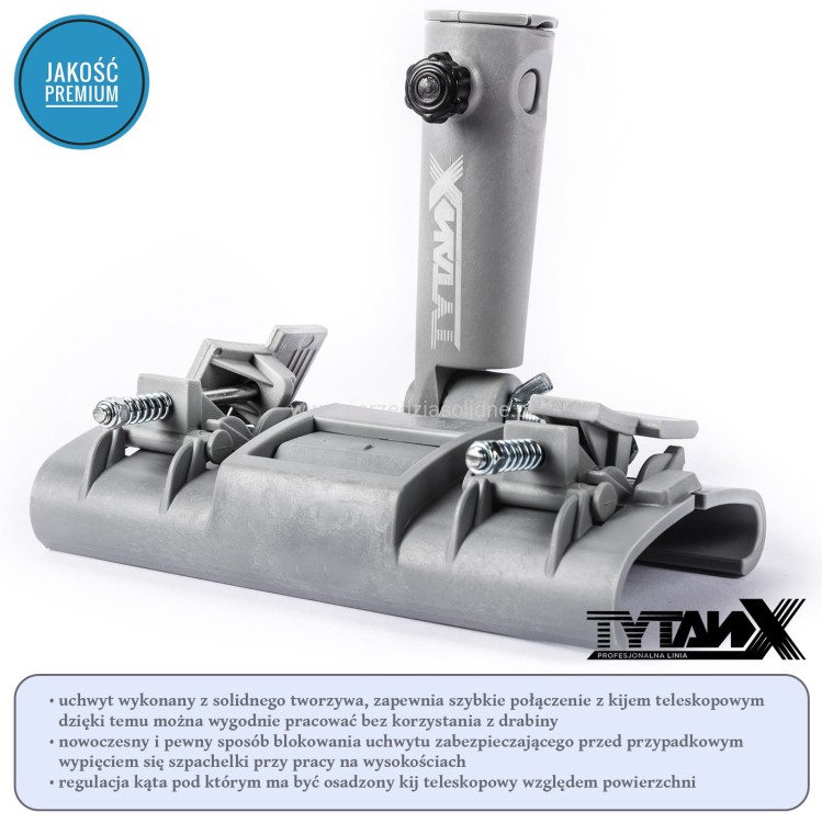 Szpachle do gładzi Tytanx TX5 Premium Edition 100,80,60,40,25 cm, zestaw szpachli do gładzi