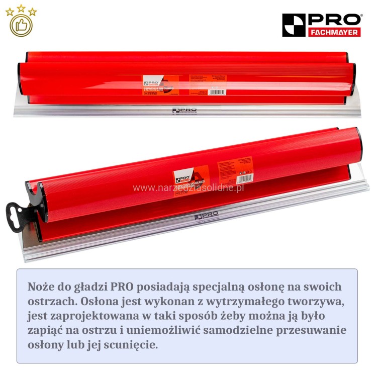PRO zestaw szpachli do gładzi 80,60,40 cm w walizce transportowej, noże do gładzi