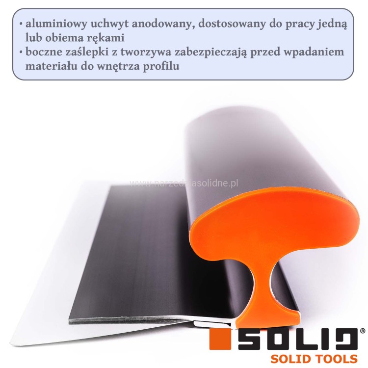 Nóż do gładzi 25cm Solid, pióro szpachla do gładzi 25cm