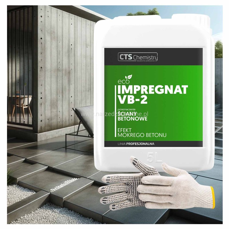Impregnat do ogrodzeń betonowych VB2 5L, ożywia kolor, intensywny kolor