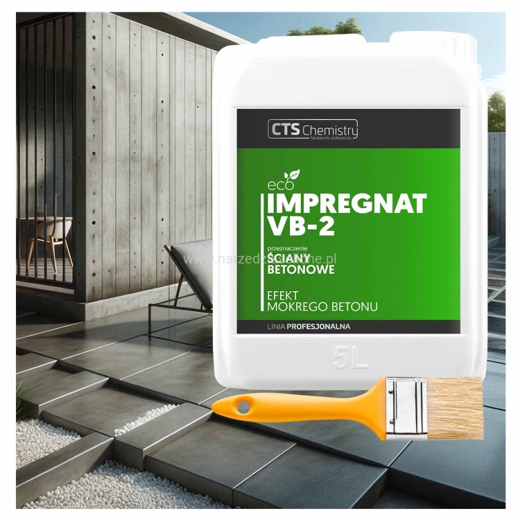 Impregnat do ogrodzeń betonowych VB2 5L, ożywia kolor, intensywny kolor